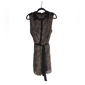 Guess Leopard Print Dress Size Large